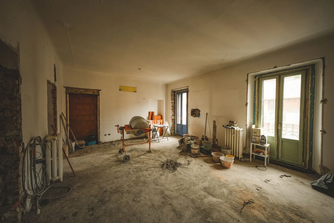 Pièce en cours de rénovation par Brunel TB à Fonsorbes